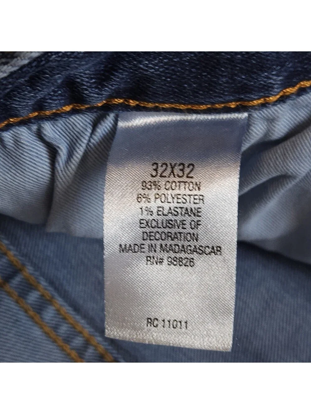 Ridgecut Toughwear Blue Denim With Flex Work Jeans Sz 32x32 Straight Fit